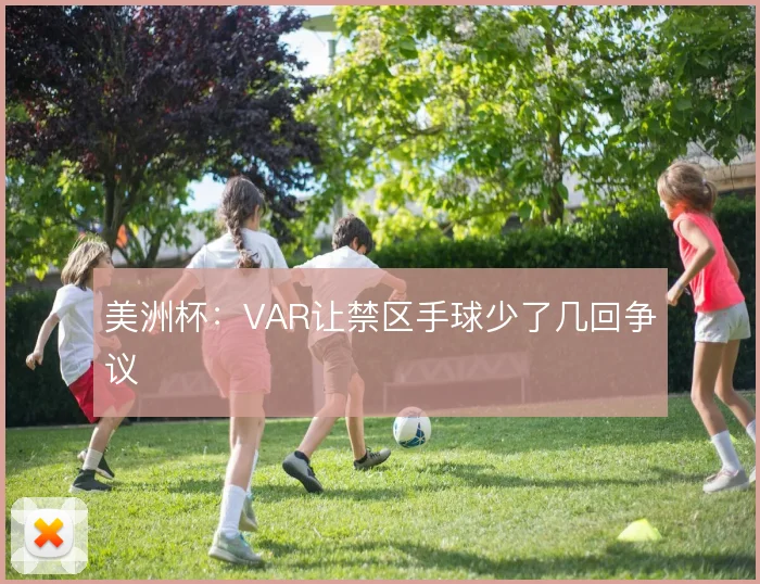 美洲杯：VAR让禁区手球少了几回争议